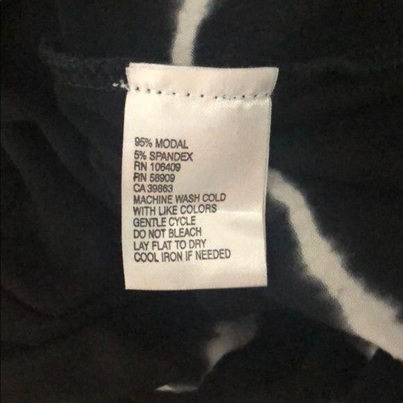 Gianni Bini black and white one shoulder dress M - Picture 5 of 5